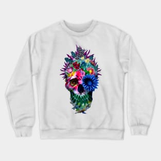 Floral Skull Crewneck Sweatshirt